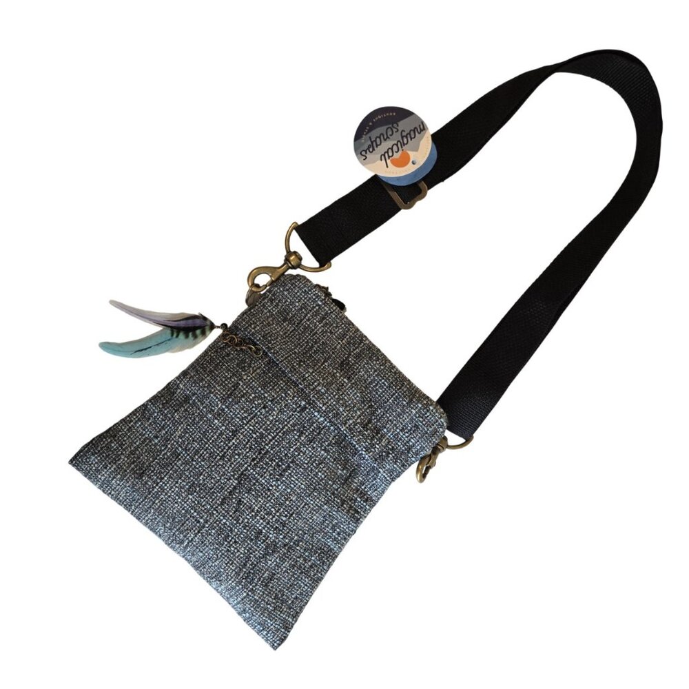 Magical Scraps Handmade Upcycled Lightweight Bag Shoulder Crossbody Boho NWT - Picture 3 of 12